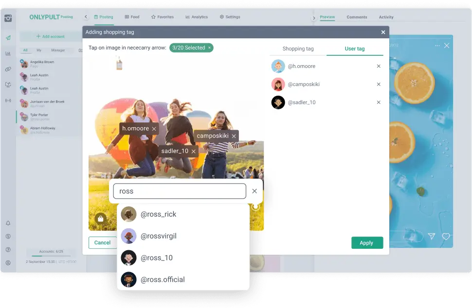 Метки в Instagram