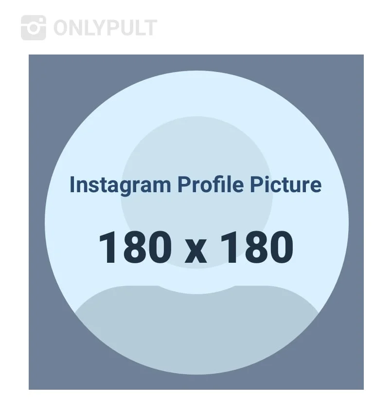 Größe des Instagram-Avatars