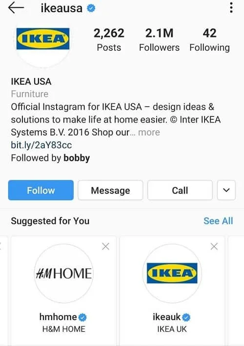 Appear in The Related Accounts Suggestions on Instagram