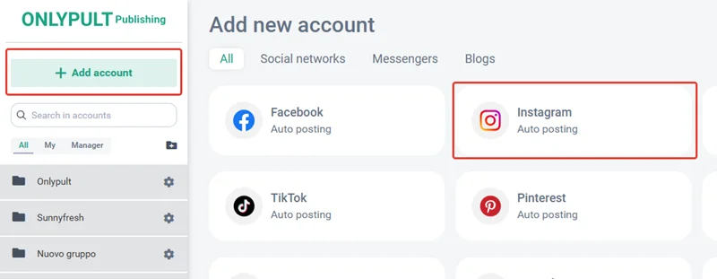 Connect Your Instagram Account